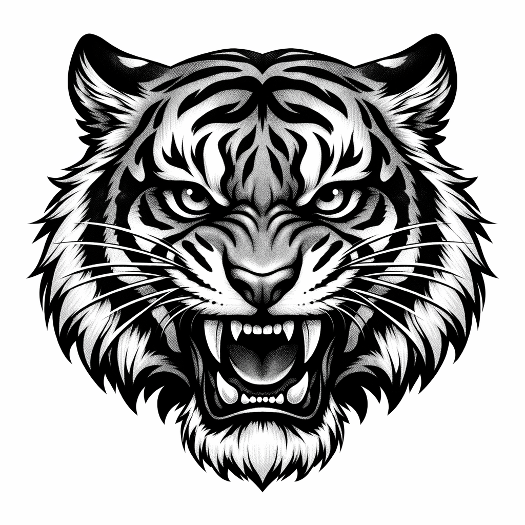 Example of Black & Gray tattoo style