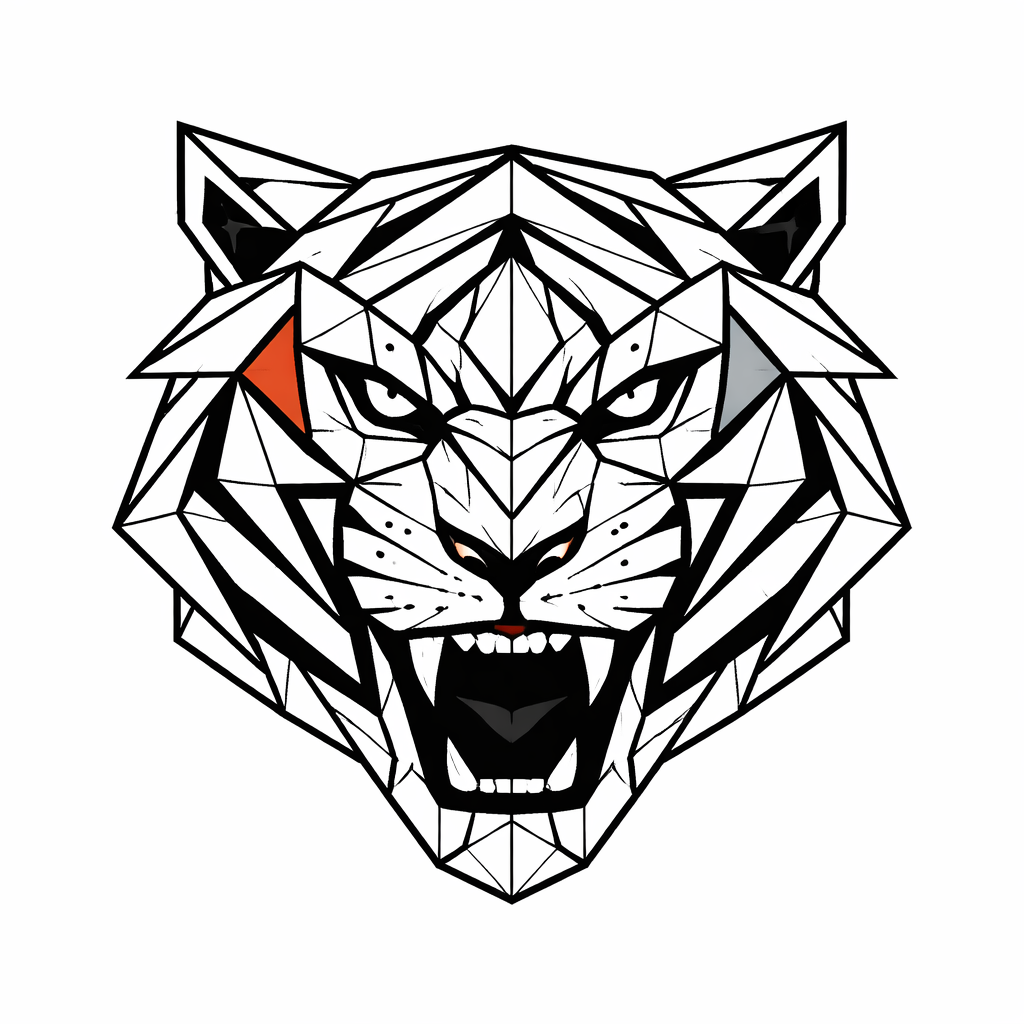 Example of Geometric tattoo style