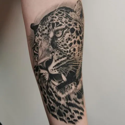 Leopard tattoo