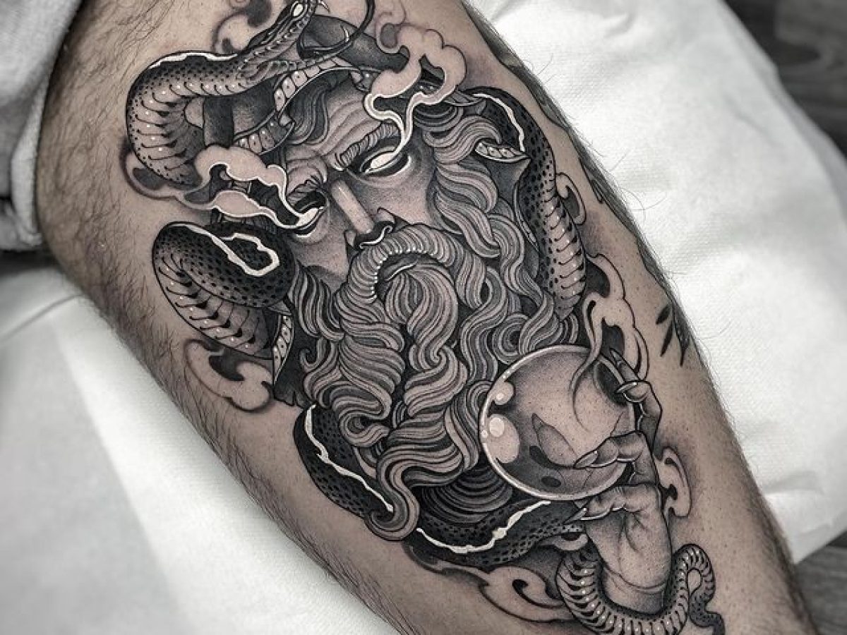 25 Amazing Wizard Tattoos - TattoosWizard, image size:1200x900