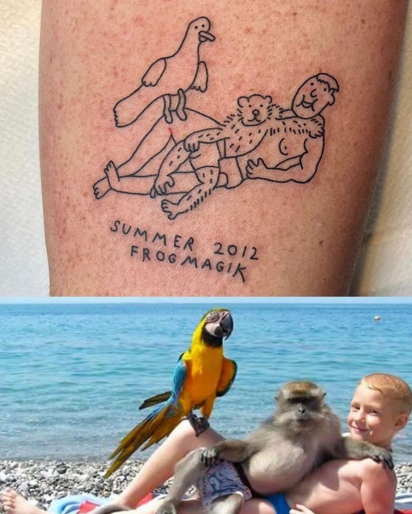ignorant style tattoo by frogmagik
