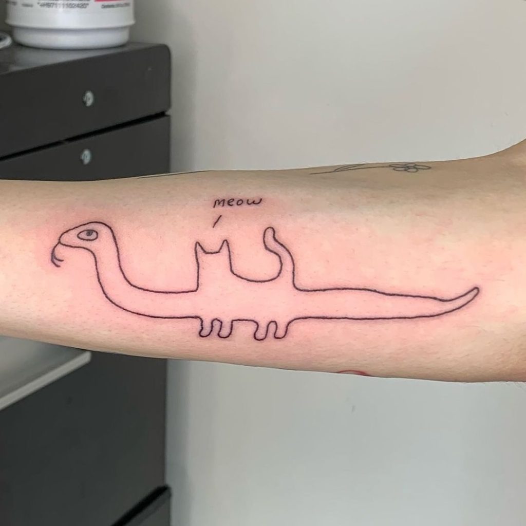 ignorant style tattoo by pure foolery