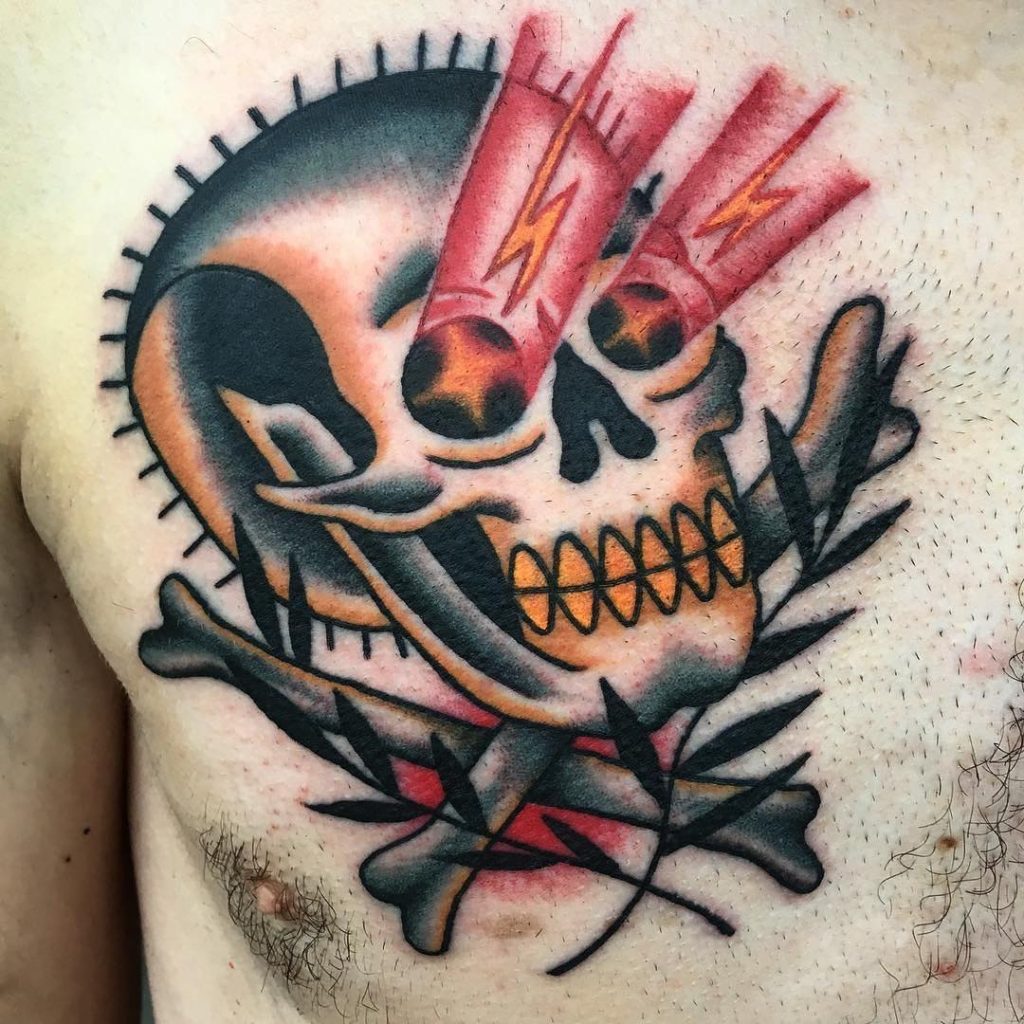 ideas for skull tattoos skull tattoo by alex duquette