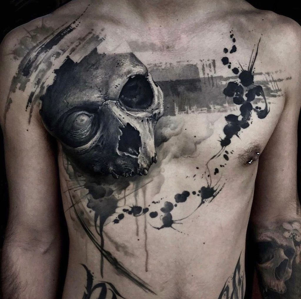 ideas for skull tattoos skull tattoo by clod the ripper