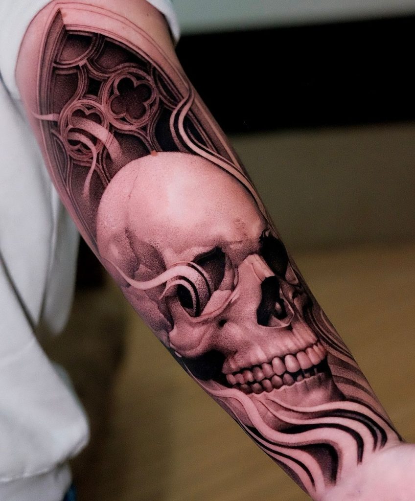 ideas for skull tattoos skull tattoo by evgenii fedorov