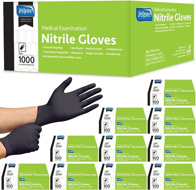 inspire nitrile gloves for tattoo artists and studios safety measures
