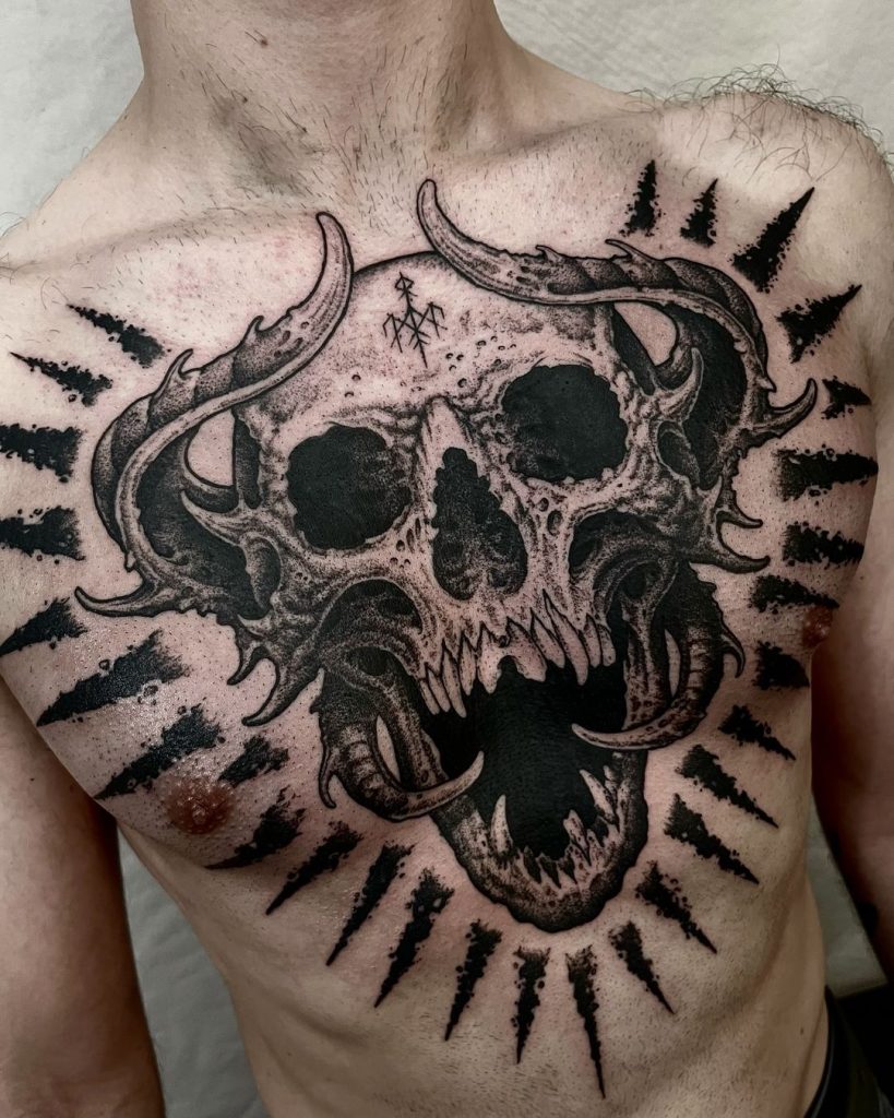 ideas for skull tattoos skull tattoo by iper