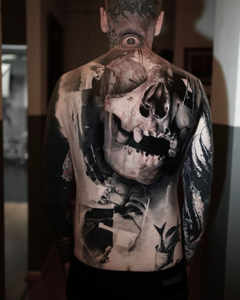 ideas for skull tattoos skull tattoo by neon judas