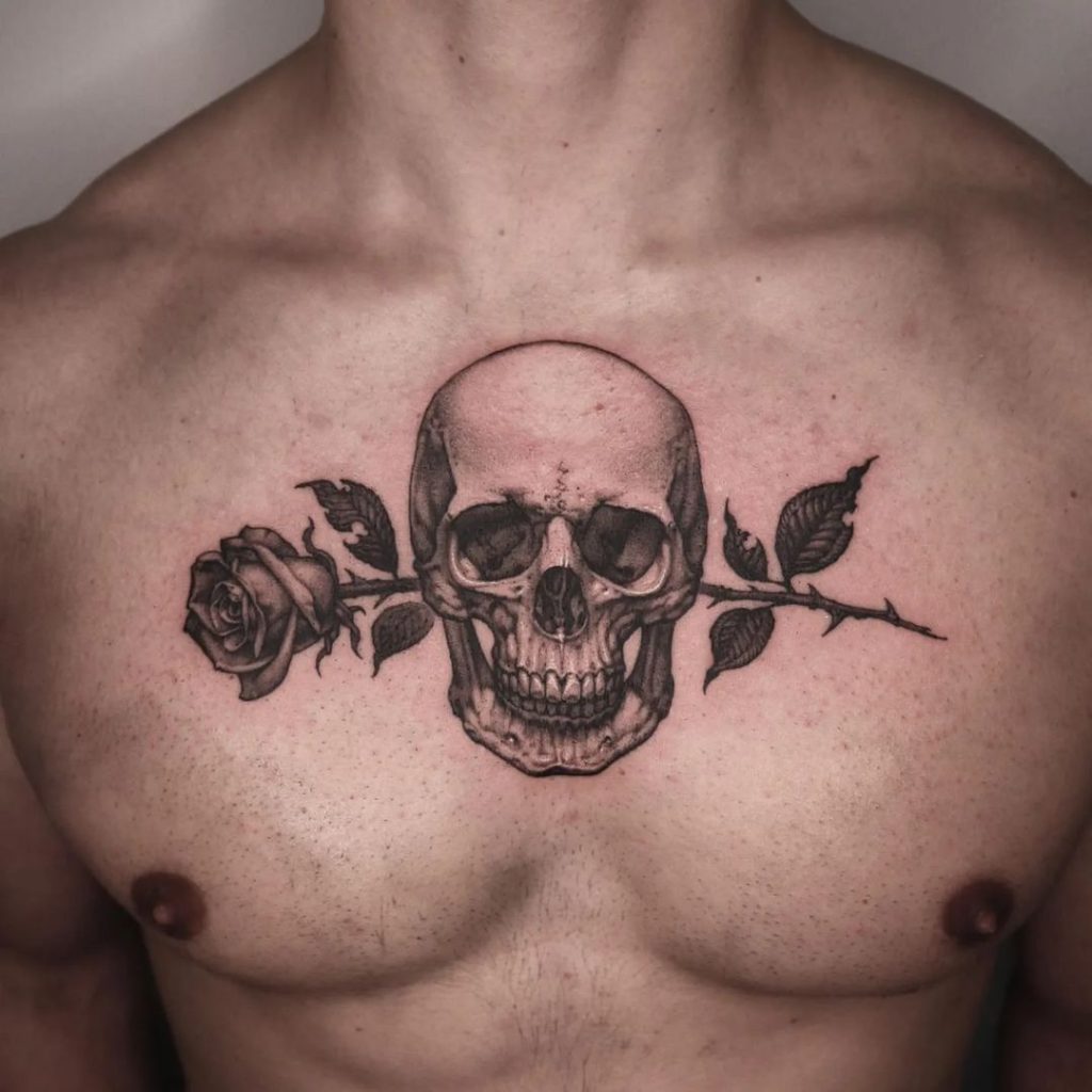 ideas for skull tattoos skull tattoo by taesin