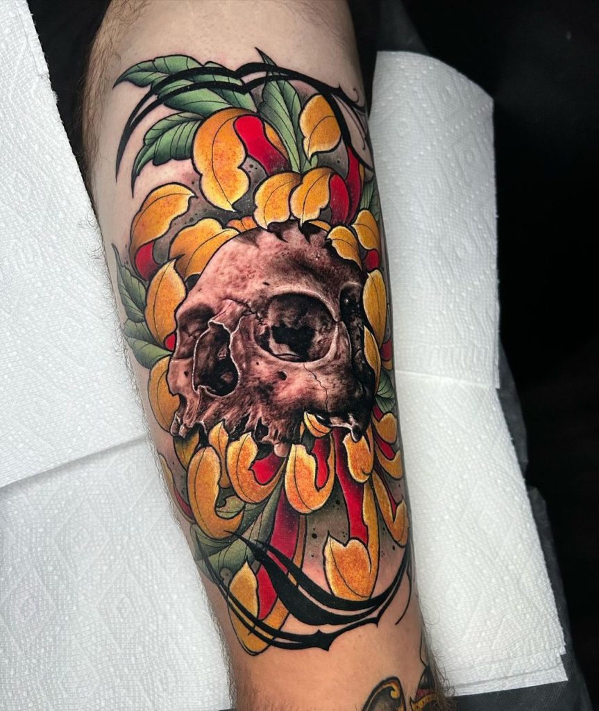 ideas for skull tattoos skull tattoo by vicki kochiss brown and alan barbosa