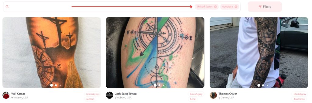 tattoos wizard search engine