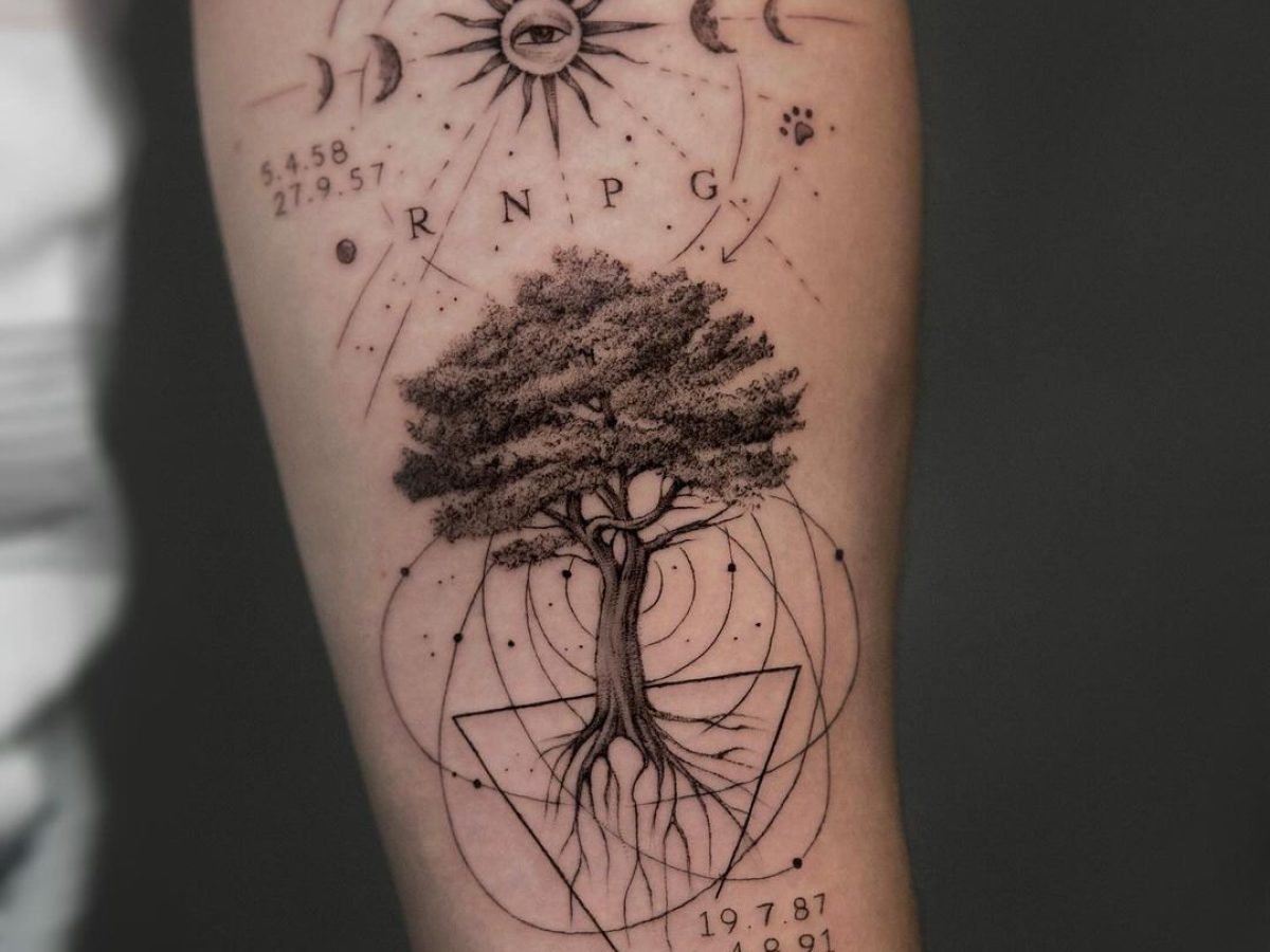 Compilation of Tree of Life Tattoos – 25 Amazing Images for Inspiration, image size:1200x900