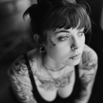 ai generated image of a tattooed girl