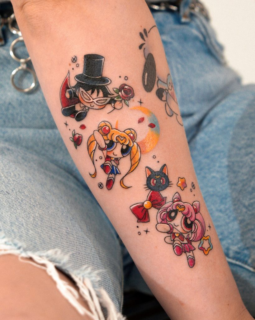 cute Sailor moon tattoo by eden