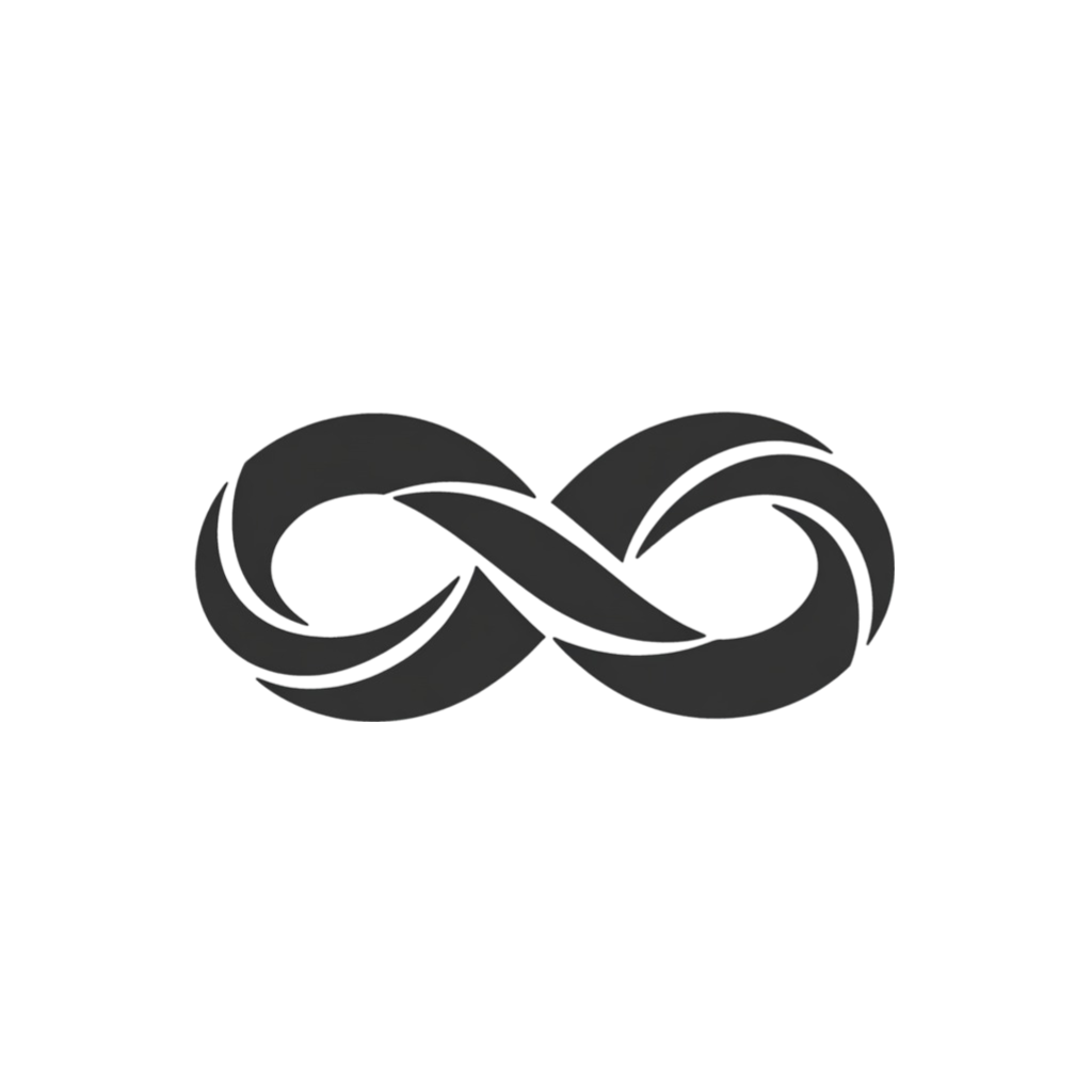 infinity repeating tattoo design