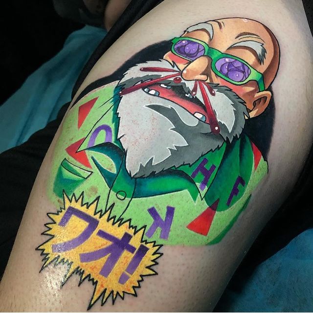 Master Roshi from Dragon Ball in new school