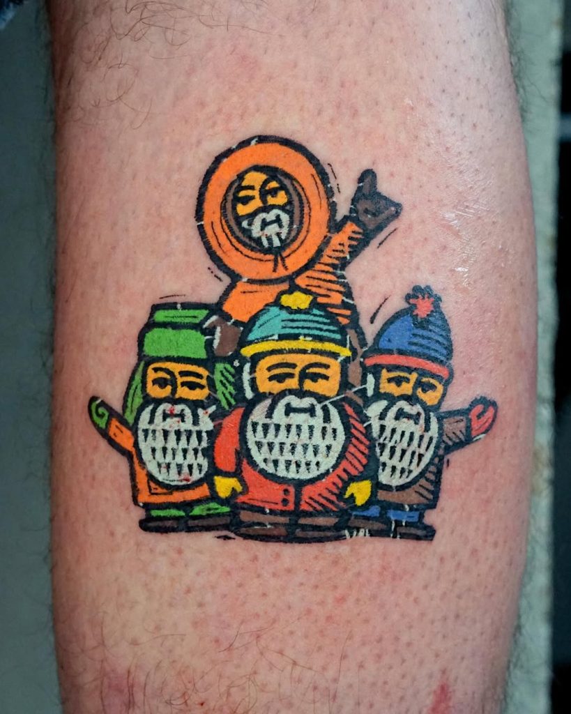 koblin tattoo artist south park funny