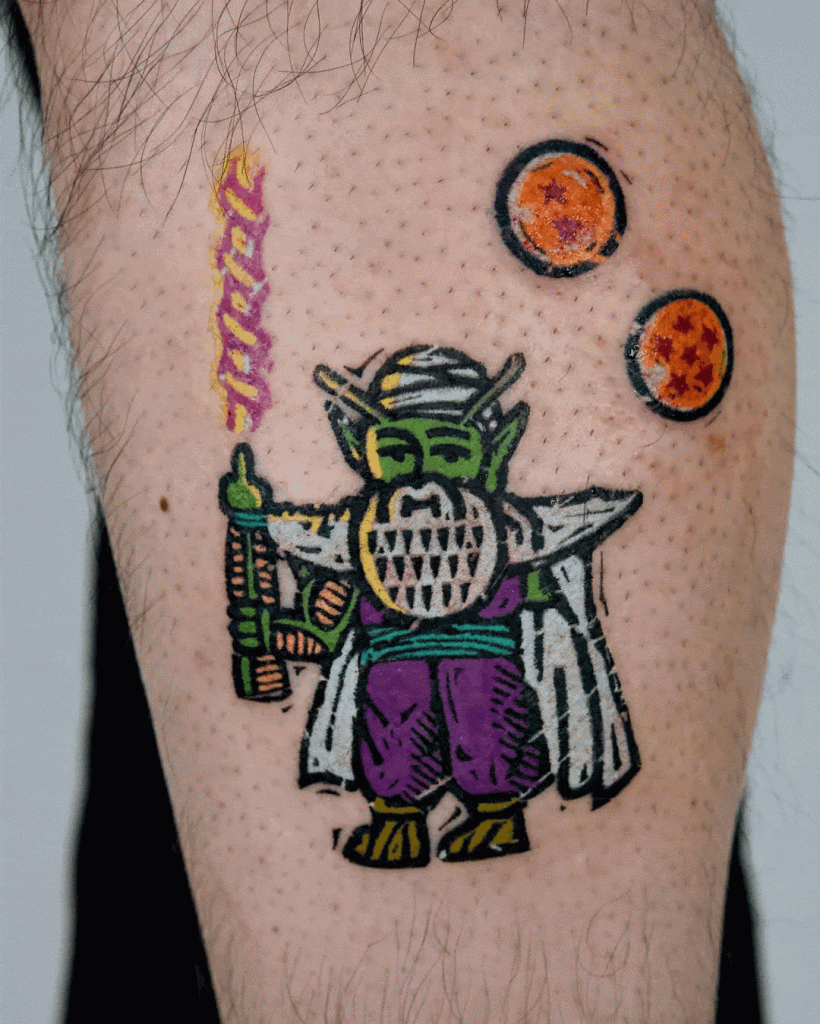 koblin dead man amazing tattoo picollo dragon ball